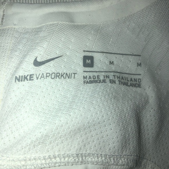 NWT NIKE VaporKnit II Kids Youth Short Sleeve White Jersey Sz M - Picture 8 of 9